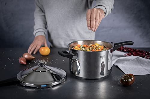 Kuhn Rikon Stainless Steel Duromatic Saucepan Pressure Cooker 5 Quart