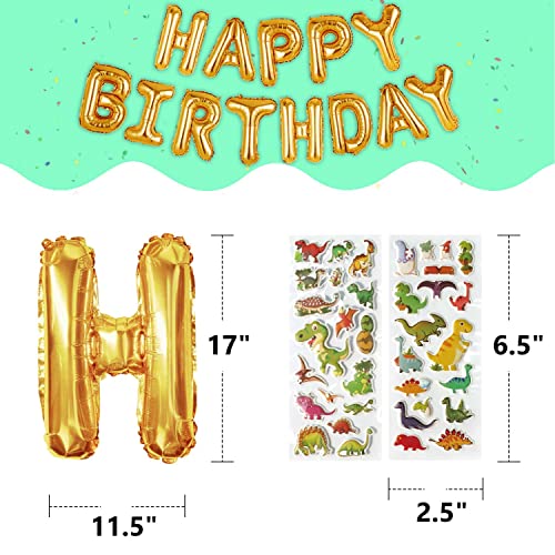 Party Spot! Dinosaur Birthday Party Supplies, Dinosaur Party Decorations 150 Pcs-Dinosaur Balloon, Fringe Curtain, Sticker, Plate, Balloon Inflator For 12 Guest