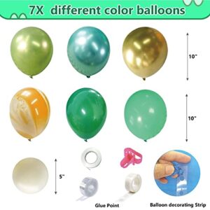 Party Spot! Dinosaur Birthday Party Supplies, Dinosaur Party Decorations 150 Pcs-Dinosaur Balloon, Fringe Curtain, Sticker, Plate, Balloon Inflator For 12 Guest