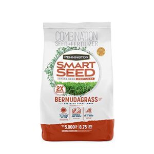 pennington smart seed bermudagrass mix with 2x faster results 8.75 lb