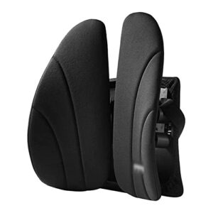 xuanx ergonomic office cushion, lumbar support chair back, office chair lumbar support sedentary lumbar cushion, seat cushion,black