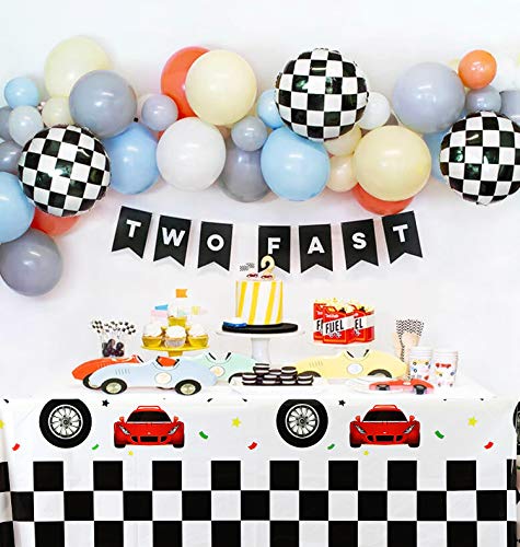 GGDE 1 Pcs Racing Car Theme Party Plastic Table Cover Boys Birthday Party Decorations Supplies