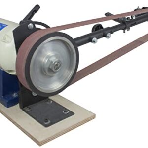 RIKON 2"x72" Knife Belt Sander/Buffer | Excellent for a wide variety of applications including sanding, grinding and making knives with 1 HP Motor and Adjustable Sanding Belt Arm