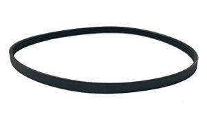hasmx drive belt replacement belt for rikon band saw models 10-320, 10-321, 10-325, rk14cs replaces part numbers c10-995, p10-320-87, 24" internal length band saw drive belt, 4 rib, black (1-pack)