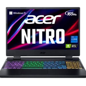 Acer Nitro 5 AN515-58-7583 Gaming Laptop | Intel Core i7-12700H | NVIDIA GeForce RTX 3070 Ti Laptop GPU | 15.6" QHD 165Hz 3ms IPS Display | 16GB DDR4 | 2TB SSD in RAID 0 | Killer WiFi 6 | RGB Keyboard