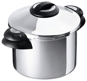 kuhn rikon 3762 duromatic top stainless steel pressure cooker with side grips, 6 litre / 24 cm