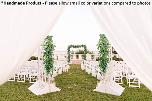 DREATIVE CO 9.2ft Eucalyptus Garland Thick - Faux Greenery Garland Leaves - Artificial Eucalyptus Vines - Eucalyptus for Wedding - Christmas Garland Home and Room Decor - Table Runner Indoor Outdoor