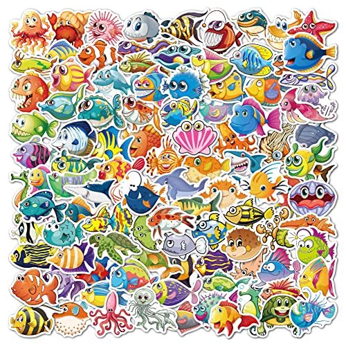 Mctuoba 100 Pcs Under the Sea Party Favors for Kids, Ocean Sea Animals Themed Birthday Party Supplies for Boys Girls, Classroom Prizes, Pinata Filler Goody Bag Stuffers