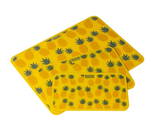 Kuhn Rikon 3-Piece Pineapple Printed Cutting Boards