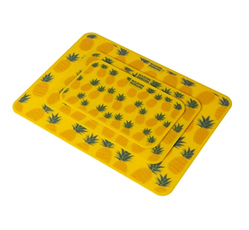 Kuhn Rikon 3-Piece Pineapple Printed Cutting Boards