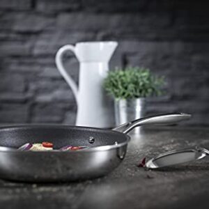 KUHN RIKON Peak Oven-Safe Non-Stick Induction Frying Pan, 8 inch/20 cm, Silver