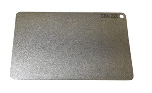 rikon pro series cbn credit card stone120/220 grits double sided