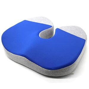 gyp seat cushion, memory foam tailbone cushion thicken coccyx cushion ergonomics cushion chair pad for pain relief, sciatica orthopedic seat cushion (color : d)