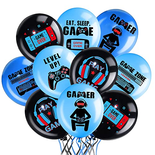 Video Game Balloons Gamer Birthday Party Balloons Gaming Latex Balloon ...