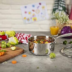 KUHN RIKON Allround 2-Piece Casserole Pot and Saucepan Set, Stainless Steel