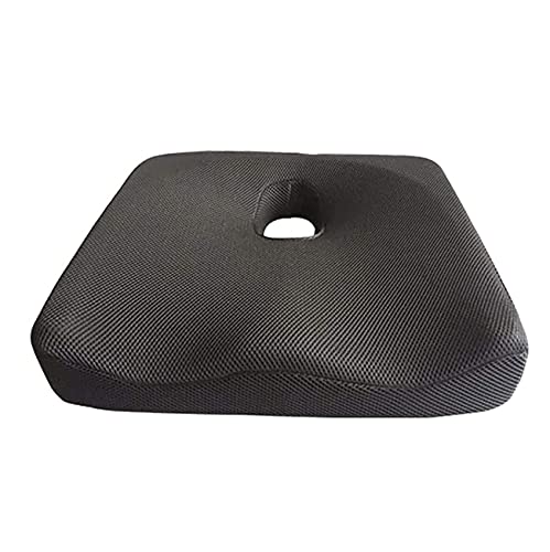 WXLBHD Orthopedic Seat Cushion for Office Chair Memory Foam Car Seat Cushion，Ergonomic Desk Chair Cushion for Tailbone, Lower Back Pain, Sciatica Relief