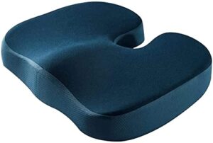 buzznn memory foam seat cushion for office chairs - ergonomic chair cushion for car seat - comfort computer chair cushion - sciatica pillow for sitting