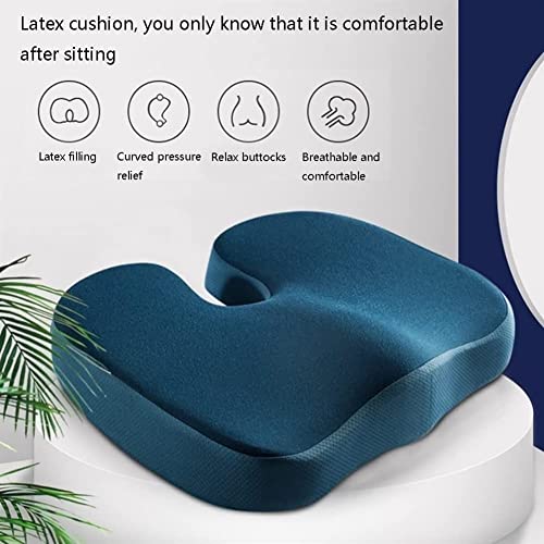 BUZZNN Memory Foam Seat Cushion for Office Chairs - Ergonomic Chair Cushion for Car Seat - Comfort Computer Chair Cushion - Sciatica Pillow for Sitting