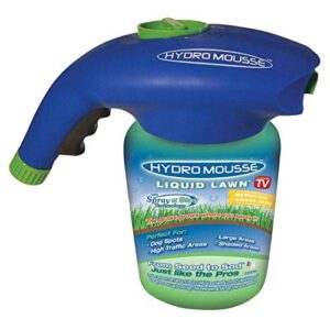 hydro mousse liquid lawn - bermuda grass seed mixture - grow grass where you spray it - seed like the pros