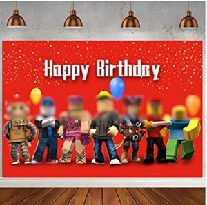 robot themed birthday party supplies vinyl robot backdrop photography tapestry perfect party decoration for boys and girls 5x3ft