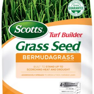 Scotts Turf Builder Grass Seed Bermudagrass, Mix for Full Sun, Built to Stand Up to Heat & Drought, 1 lb.