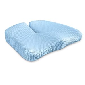 bailr chair pads softness 17×16inch, non slip and chair breathable cushion with zipper, seat pad ergonomic for home office sofa car wheelchair