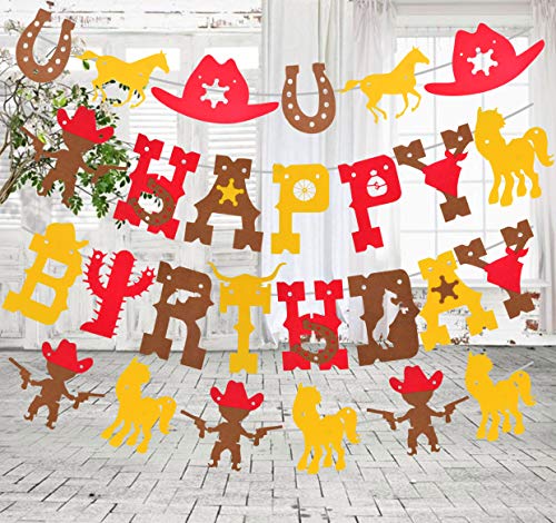 Cowboy Theme Birthday Party Supplies for Boys Banners, Cowboy Birthday Decorations, Pink Cowboy Party Supplies, Cowboy Theme Birthday Banners, Cowboy Birthday Party Supplies Favors, Boots Horses Horse