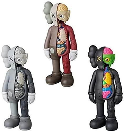 8-Inch Kawed Model Art Action Figure, Collectible Ornaments Model Toy Easter/Christmas/Birthday for Party, Gift Home Decoration (Grey)