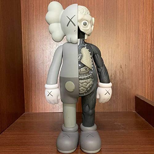 8-Inch Kawed Model Art Action Figure, Collectible Ornaments Model Toy Easter/Christmas/Birthday for Party, Gift Home Decoration (Grey)