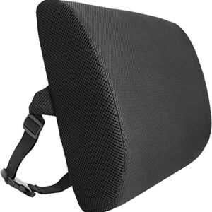 OZELS Lumbar Support Pillow, Memory Foam Back Cushion Pillow for Office Chair,Computer/Car Seat and Wheelchair with Breathable Mesh,Ergonomic Orthopedic Backrest for Back Pain Relief