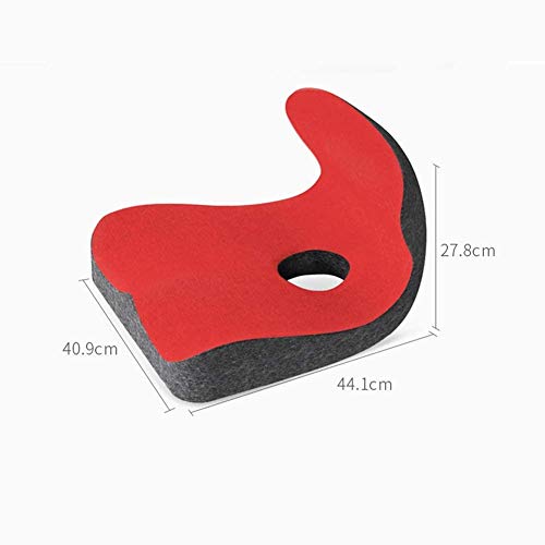 Odekai Ergonomic Seat Cushion for Office Chair, Orthopedic Memory Foam Coccyx Cushion for Tailbone Pain - Office Chair Car Seat Cushion - Seat Cushions for Pressure Relief