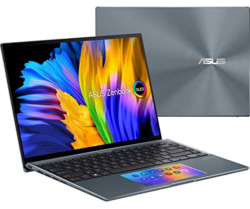 ASUS ZenBook 14X OLED UX5400 14" QHD+ Touchscreen (Intel 12-Core i7-1260P, 16GB RAM, 1TB SSD, RTX 2050) Business Laptop, Innovative ScreenPad, Backlit, FP, Thunderbolt 4, IST HDMI, Win 11 Pro - 2023