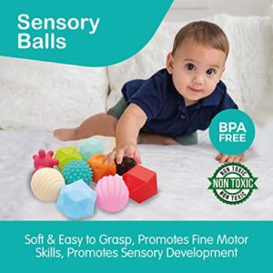 Naturals Infinity Montessori Toys for Babies | 3 in 1 Soft Baby Toys Set | Baby Toys 6 to 12 Months | Sensory Toys for Toddlers 1-3 | Toys for Babies 0-6 Months | Learning Toys