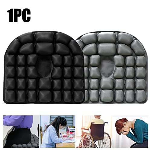 BAUBUY Cojín de Asiento Wheelchairs Scooter Accessories Square Comfort Cushions Ergonomic Breathable Durable Suitable for Adults for Pressure Relief