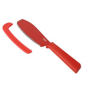 Kuhn Rikon Colori Sandwich Knife, 5.5", Red