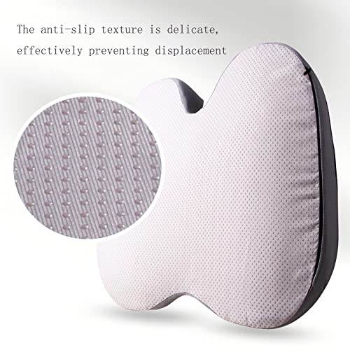 Coccyx Ischial Tuberosity Seat Cushion, Tailbone Pain Relief Memory Foam Ergonomic Seat Cushion, 3D Mesh for Car Seat Driver,Bleachers, Office Chair,Computer Chair,Wheelchair & Recliner