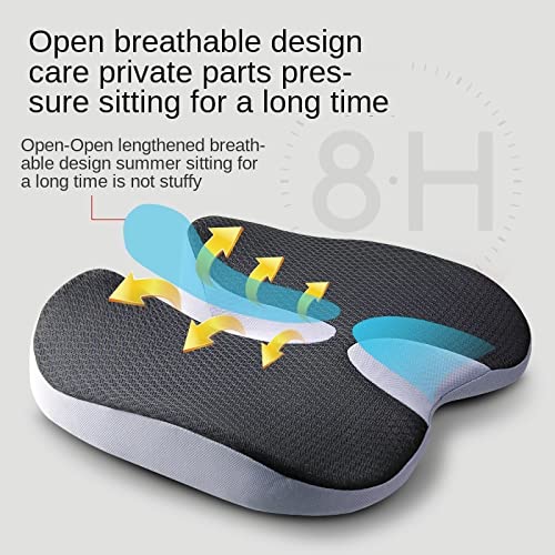 Coccyx Ischial Tuberosity Seat Cushion, Tailbone Pain Relief Memory ...