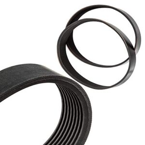 band saw drive belts set fits - rikon 10-305 band saw - high strength rubber belts - replacement drive belt - made in the usa! - motor ribbed drive belt