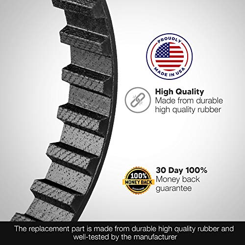 Band Saw Drive Belts Set Fits - Rikon 10-305 Band Saw - High Strength Rubber Belts - Replacement Drive Belt - Made In The USA! - Motor Ribbed Drive Belt