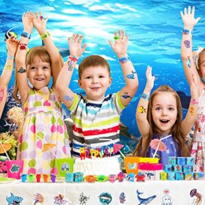 226Pcs Under the Sea Party Favors Ocean Sea Animals Themed Party Supplies for Boys Girls, Cute Sea Animal Party Favors for Birthday Party Supplies School Rewards Prize for Kids