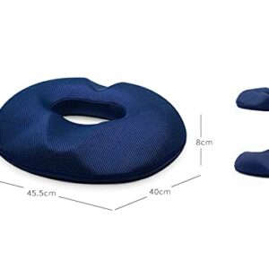 Odekai Seat Cushion for Office Chair, Ergonomic Memory Foam Coccyx Cushion,Hemorrhoid Tailbone Cushion with Washable Cover, for Home Office Chair Pad, Car Seat