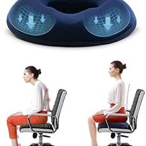 Odekai Seat Cushion for Office Chair, Ergonomic Memory Foam Coccyx Cushion,Hemorrhoid Tailbone Cushion with Washable Cover, for Home Office Chair Pad, Car Seat