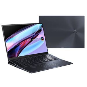 asus zenbook pro 16x oled 16" 4k oled 16:10 touch display, dial, intel i7-12700h cpu, geforce rtx 3060 graphics, 16gb ram, 1tb ssd, windows 11 home, tech black, ux7602zm-db74t