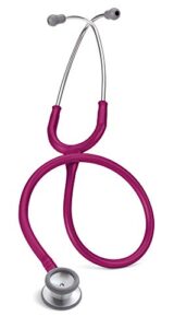 3m littmann stethoscope, classic ii pediatric, raspberry tube, stainless steel chestpiece, 28 inch, 2122