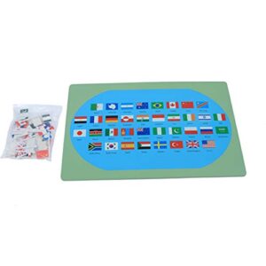 Flags of The World-Montessori Materials Geography Educational Tools Preschool Early at-Home Learning Toys