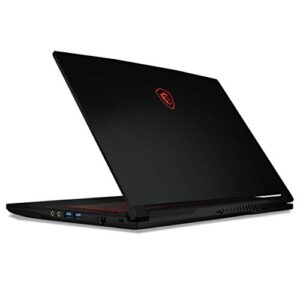 MSI GF63 15.6" 144hz Gaming Laptop: Intel Core i7-11800H, RTX 3050, 16GB, 512GB NVMe SSD, Win11 (11UC-1245) Black