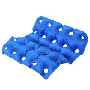 hakeeta portable inflatable seat cushion, anti bedsore prevent decubitus ergonomic seat mattress for medical wheelchair, office chair,car etc. ideal for prolonged sitting. blue