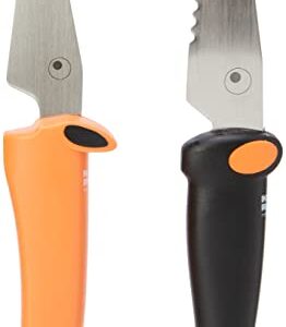 Kuhn Rikon "Kinder kitchen" Knife Set (Set of 2), Black/Orange