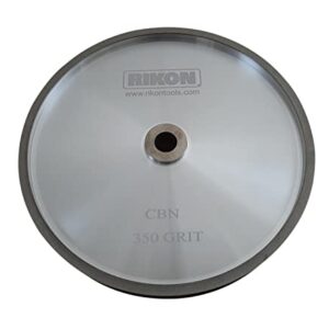 Rikon PRO Series 82-1350 CBN Grinding Wheel 350 Grit 8 inch Wheel to Sharpen High Speed Steel Cutting Tools for your Woodworking Lathe