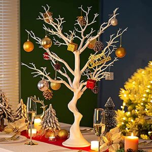 Tree Centerpieces for Weddings 30in - Decorative Ornament Display Tree for Tables, Tree Branches for Decoration, White Artificial Manzanita Tree Centerpiece for Christmas Birthday Party Decor